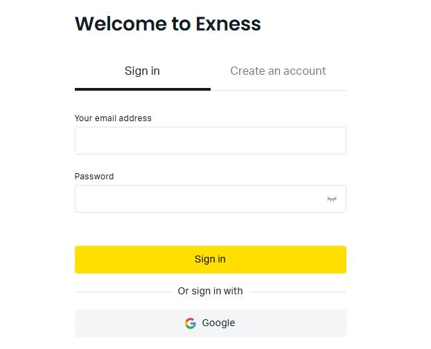 exness-login